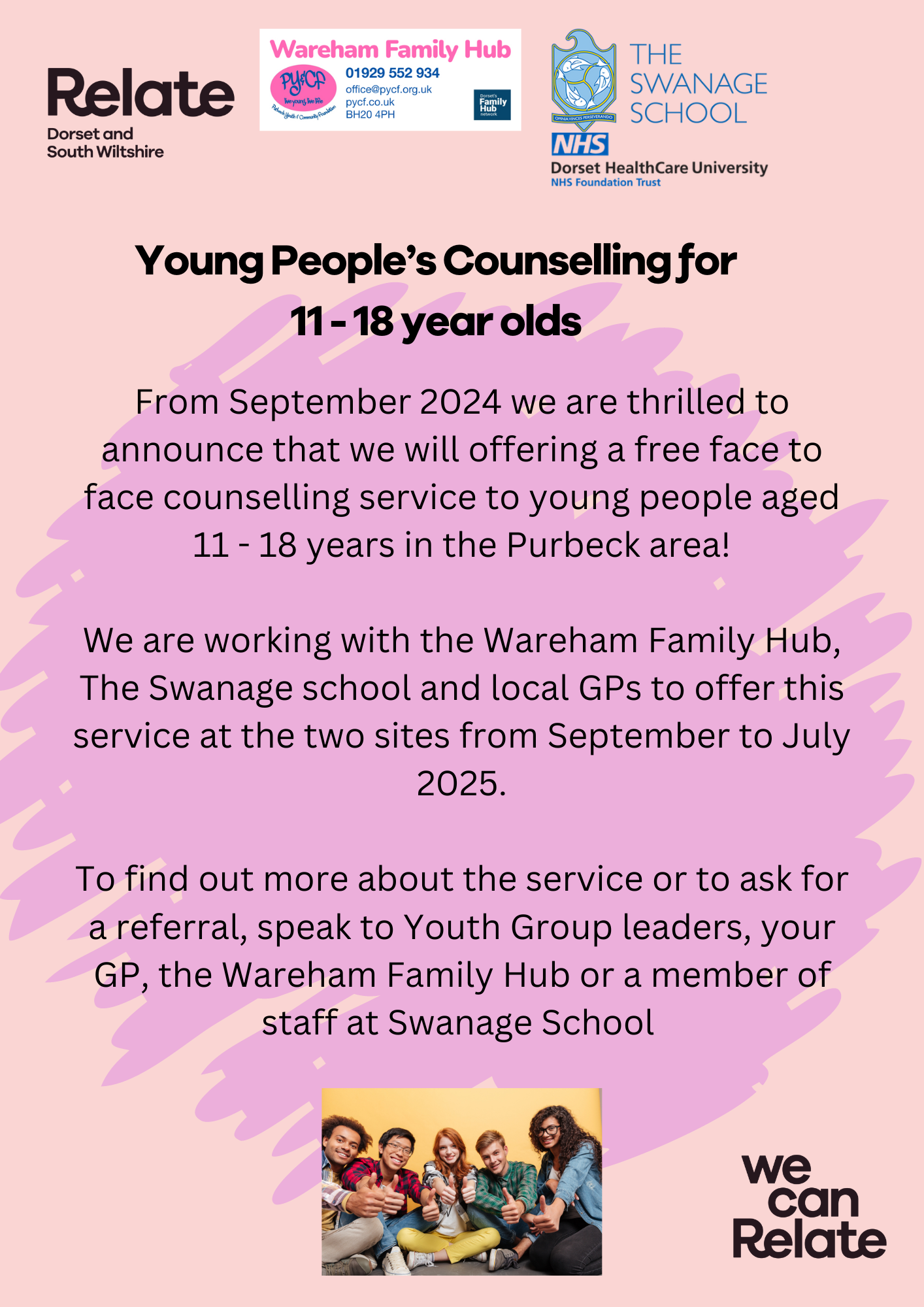 Youngpeoplescounsellingpurbeckposter